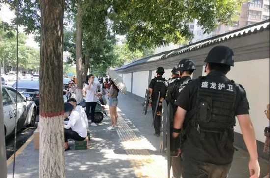 助力高考陕西保安步履争先