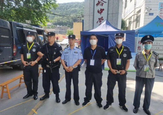 助力高考陕西保安步履争先