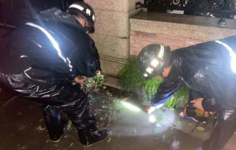 灾情便是命令，浙江保安逆风而行
