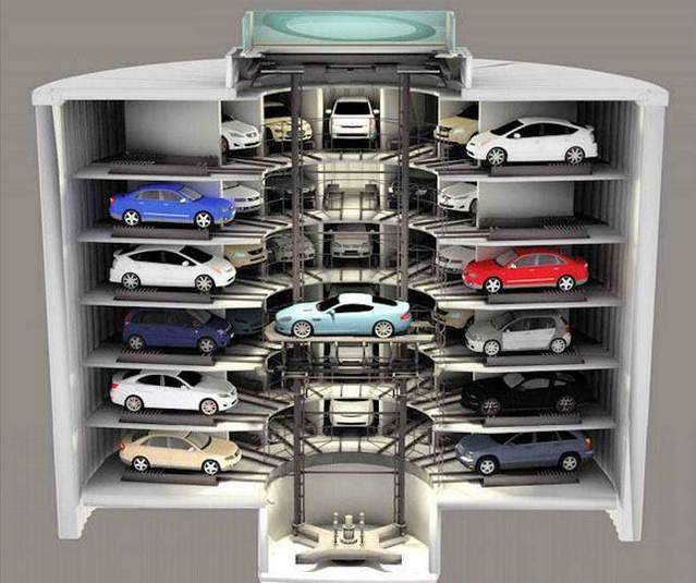 沉井式地下圆筒形立体泊车库是如何建成的？