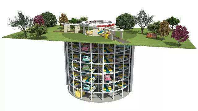 沉井式地下圆筒形立体泊车库是如何建成的？