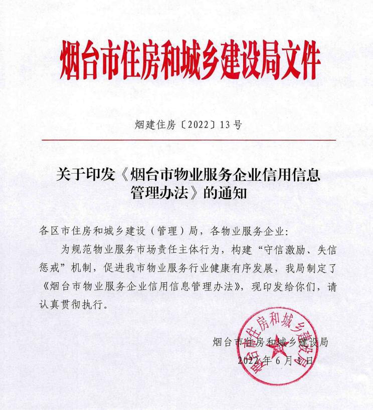 烟台出台物业解决新规！此类物业将被严惩！