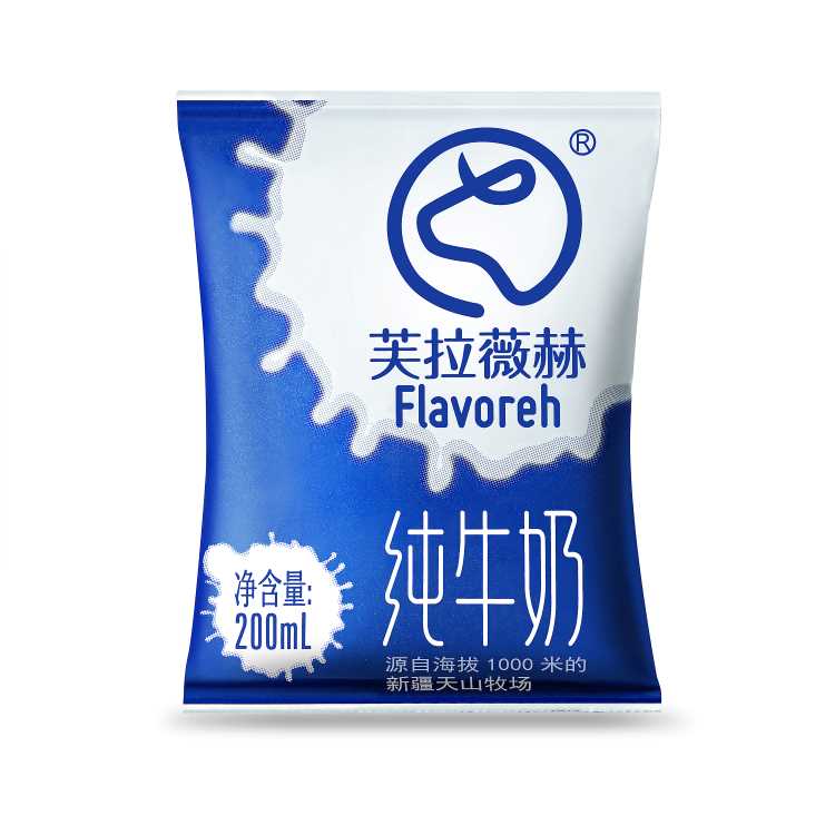 新疆芙拉薇赫纯牛奶一件代发京东快递包邮到家快团团拼团团长速进