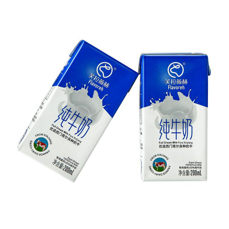 新疆芙拉薇赫纯牛奶一件代发京东快递包邮到家快团团拼团团长速进